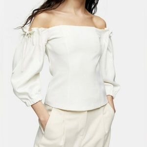 NWT Topshop off shoulder top